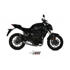 MIVV Full System 2x1, Gppro Carbon, Alto/High up Exhaust For Yamaha MT-07 / FZ-07 2014-2020 MIVV Full System 2x1, Gppro Carbon, Alto/High up Exhaust For Yamaha MT-07 / FZ-07 2014-2020