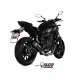 MIVV Full System 2x1, Gppro Carbon, Alto/High up Exhaust For Yamaha MT-07 / FZ-07 2014-2020