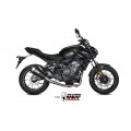 MIVV Full System 2x1, Delta Race Black, Alto/High up Exhaust For Yamaha MT-07 / FZ-07 2014-2022 MIVV Full System 2x1, Delta Race Black, Alto/High up Exhaust For Yamaha MT-07 / FZ-07 2014-2022
