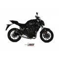 MIVV Full System 2x1, Gppro Black, Alto/High up Exhaust For Yamaha MT-07 / FZ-07 2014-2020