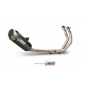 MIVV Full System 2x1, Gppro Black, Alto/High up Exhaust For Yamaha MT-07 / FZ-07 2014-2020