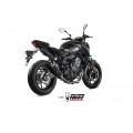 MIVV Full System 2x1, GP Black, Alto/High up Exhaust For Yamaha MT-07 / FZ-07 2014-2022 MIVV Full System 2x1, GP Black, Alto/High up Exhaust For Yamaha MT-07 / FZ-07 2014-2022