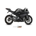 MIVV Full System 1x1, GP Black, Standard Exhaust For Yamaha YZF R125 14-18, MT-125 15-19 MIVV Full System 1x1, GP Black, Standard Exhaust For Yamaha YZF R125 14-18, MT-125 15-19