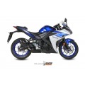 MIVV Slip-on, Suono Black, Standard Exhaust For Yamaha YZF R25/YZF R3 2015-2022 MIVV Slip-on, Suono Black, Standard Exhaust For Yamaha YZF R25/YZF R3 2015-2022