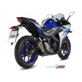 MIVV Slip-on, Double Gun Full Titanium, Standard Exhaust For Yamaha YZF R25/YZF R3 2015-2022 MIVV Slip-on, Double Gun Full Titanium, Standard Exhaust For Yamaha YZF R25/YZF R3 2015-2022