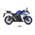 MIVV Slip-on, GP Black, Standard Exhaust For Yamaha YZF R25/YZF R3 2015-2022 MIVV Slip-on, GP Black, Standard Exhaust For Yamaha YZF R25/YZF R3 2015-2022