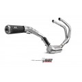 MIVV Full System 2x1, Ghibli Black, Alto/High up Exhaust For Yamaha XSR 700 2016-2022 MIVV Full System 2x1, Ghibli Black, Alto/High up Exhaust For Yamaha XSR 700 2016-2022