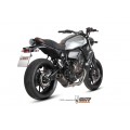 MIVV Full System 2x1, Oval Carbon, Standard Exhaust For Yamaha XSR 700 2016-2022