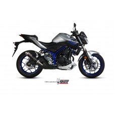 MIVV Slip-on, GP Black, Standard Exhaust For Yamaha MT-03 2016-2022