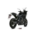 MIVV Full System 2x1, Oval Carbon, Standard Exhaust For Yamaha Tracer 700 2016-2022 MIVV Full System 2x1, Oval Carbon, Standard Exhaust For Yamaha Tracer 700 2016-2022