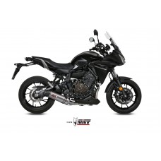 MIVV Full System 2x1, Oval Titanium, Standard Exhaust For Yamaha Tracer 700 2016-2022
