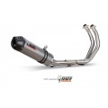 MIVV Full System 2x1, Oval Titanium, Standard Exhaust For Yamaha Tracer 700 2016-2022 MIVV Full System 2x1, Oval Titanium, Standard Exhaust For Yamaha Tracer 700 2016-2022