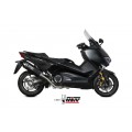 MIVV Full System 2x1, Speed Edge Black, Standard Exhaust For Yamaha T-Max 530 17-19, 560 20-21 MIVV Full System 2x1, Speed Edge Black, Standard Exhaust For Yamaha T-Max 530 17-19, 560 20-21