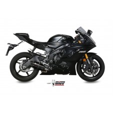 MIVV Slip-on, Suono Black, Standard Exhaust For Yamaha YZF 600 R6 2017-2022