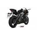 MIVV Slip-on, Double Gun Full Titanium, Standard Exhaust For Yamaha YZF-R6 2017-2022