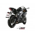 MIVV Slip-on, GPpro Black, Alto/High up Exhaust For Yamaha YZF-R6 2017-2022