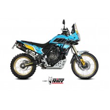 MIVV Slip-on, Dakar Black, Standard Exhaust For Yamaha Ténéré 700 (2019+)