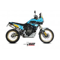 MIVV Slip-on, Dakar Stainless Steel, Standard Exhaust For Yamaha Ténéré 700 2019-2022