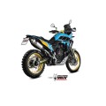 MIVV Slip-on, Dakar Stainless Steel, Standard Exhaust For Yamaha Ténéré 700 2019-2022
