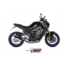 MIVV Full System 3x1, Delta Race Carbon, Alto/High up Exhaust For Yamaha MT-09 / FZ-09 2021-2022