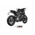 MIVV Full System 1x1, X-M1 Black, Standard Exhaust For Yamaha MT-125 2020-2022 MIVV Full System 1x1, X-M1 Black, Standard Exhaust For Yamaha MT-125 2020-2022