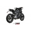 MIVV Full System 1x1, GPpro Black, Standard Exhaust For Yamaha MT-125 2020-2022 MIVV Full System 1x1, GPpro Black, Standard Exhaust For Yamaha MT-125 2020-2022