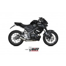 MIVV Full System 1x1, MK3 Stainless Steel, Standard Exhaust For Yamaha MT-125 2020-2022