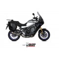 MIVV Full System 3x1, Oval Carbon, Standard Exhaust For Yamaha FJ-09 / MT-09 Tracer 2021-2022 MIVV Full System 3x1, Oval Carbon, Standard Exhaust For Yamaha FJ-09 / MT-09 Tracer 2021-2022