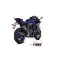 MIVV Full System, SR-1 Black Titanium, Standard Exhaust For Yamaha R7 2022-2023
