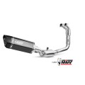 MIVV Full System, SR-1 Black Titanium, Standard Exhaust For Yamaha R7 2022-2023