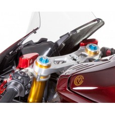 Motocorse Billet Brake and Clutch Reservoirs for OE Master Cylinders for Ducati and MV F4 RR/RC