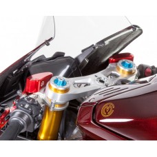 Motocorse Billet Brake and Clutch Reservoirs for OE Master Cylinders for Ducati and MV F4 RR/RC (up to 2020 models)