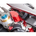 Motocorse Billet Brake and Clutch Reservoirs for OE Master Cylinders for Ducati and MV F4 RR/RC (up to 2020 models)