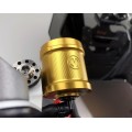 Motocorse Billet Aluminum Round Clutch Reservoir With Titanium Cap (19mL) - Will Work on Some Applications as a Rear Brake Reservoir Motocorse Billet Aluminum Round Clutch Reservoir With Titanium Cap (19mL) - Will Work on Some Applications as a Rear Brake Reservoir