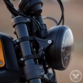 Motodemic 7 Inch Low Profile Adaptive 2 LED Round Headlight Kit Motodemic 7 Inch Low Profile Adaptive 2 LED Round Headlight Kit