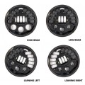 Motodemic 7 inch LED Headlight Upgrade Kit for Harley Davidson