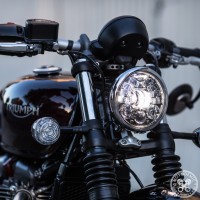 Motodemic LED Headlight Conversion Kit for the Triumph Bobber Motodemic LED Headlight Conversion Kit for the Triumph Bobber