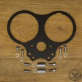 Motodemic Triumph Flat Gauge Cluster Bracket Motodemic Triumph Flat Gauge Cluster Bracket