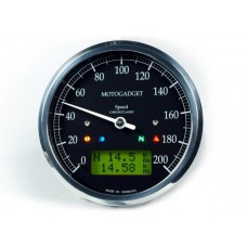 Motogadget ChronoClassic Speedo - Green LCD (MSC)