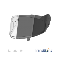 NEXX X.R3R LIGHT INTELLIGENT Transitions Photochromic Pinlock Shield