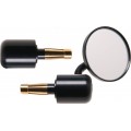 Oberon 60mm Streetfighter Bar End Mirror with Matching Opposite Side Bar End Oberon 60mm Streetfighter Bar End Mirror with Matching Opposite Side Bar End