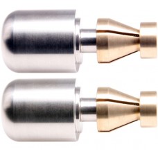 Oberon Large Stainless Bar End Weights