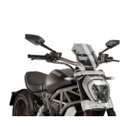PUIG New Generation Adjustable Sport Windscreen for Ducati XDiavel PUIG New Generation Adjustable Sport Windscreen for Ducati XDiavel