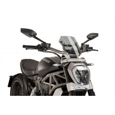PUIG New Generation Adjustable Sport Windscreen for Ducati XDiavel