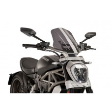 PUIG New Generation Adjustable Touring Windscreen for Ducati XDiavel