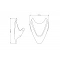 PUIG New Generation Sport Windscreen for Ducati Streetfighter V4 / S PUIG New Generation Sport Windscreen for Ducati Streetfighter V4 / S