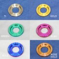 Proti Forged Titanium Number Plate Bolt Kit - With Round Washers and Lock nuts Proti Forged Titanium Number Plate Bolt Kit - With Round Washers and Lock nuts