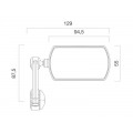 Rizoma LUNAR Bar end Mirror