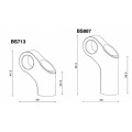 Rizoma Mirror Adapter BS887B - For Ducati Diavel, XDiavel, Moto Guzzi, BMW R 1200 / 1250 / 1300 GS, and Vespa GTS Super 300 HPE -DISCO Rizoma Mirror Adapter BS887B - For Ducati Diavel, XDiavel, Moto Guzzi, BMW R 1200 / 1250 / 1300 GS, and Vespa GTS Super 300 HPE -DISCO
