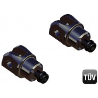 Rizoma Passenger Pegs Mount Kit for Honda Models - PE655B Rizoma Passenger Pegs Mount Kit for Honda Models - PE655B